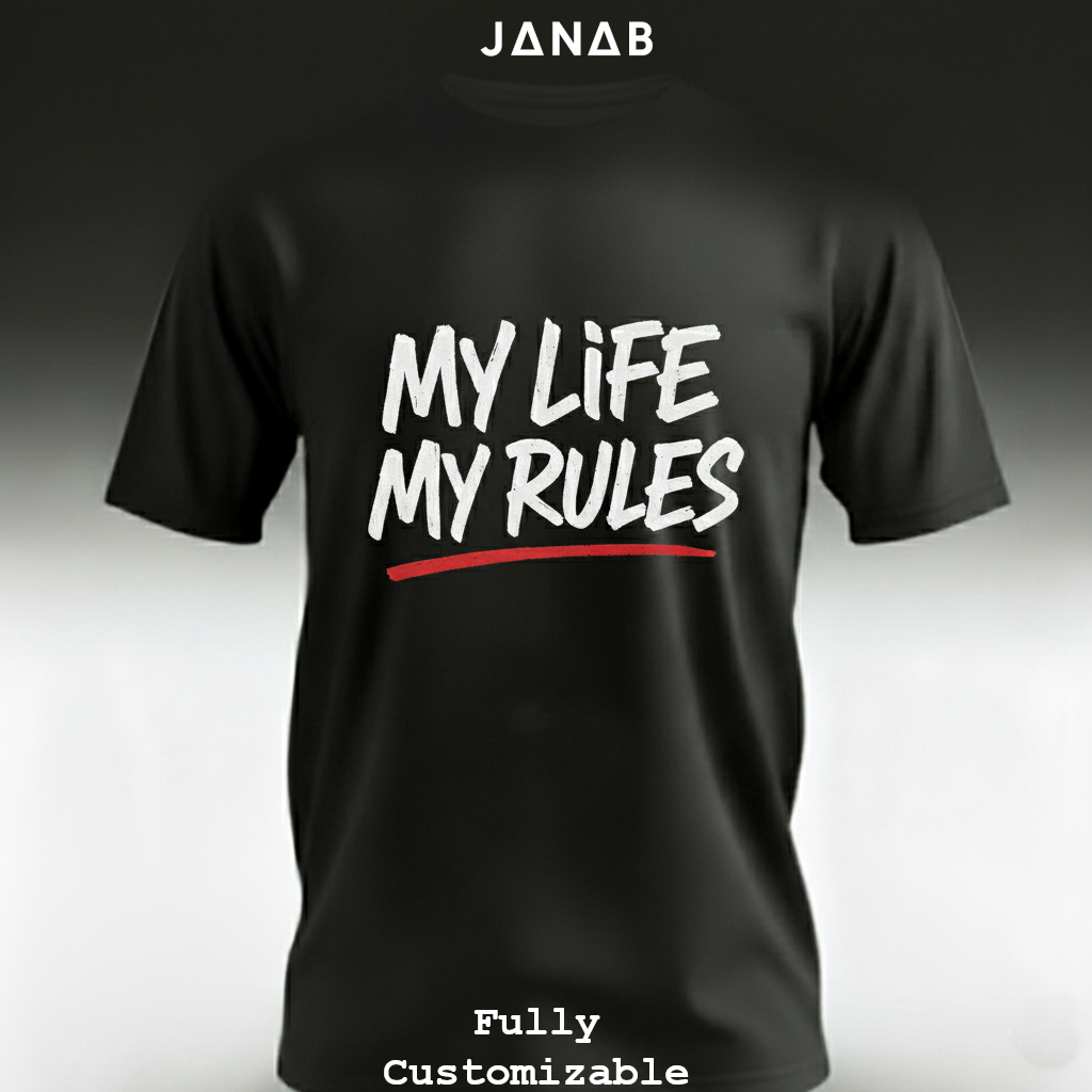 MY LIFE MY RULES" Statement T-Shirt | Independent Graphic Tee