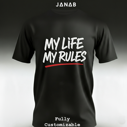 MY LIFE MY RULES" Statement T-Shirt | Independent Graphic Tee