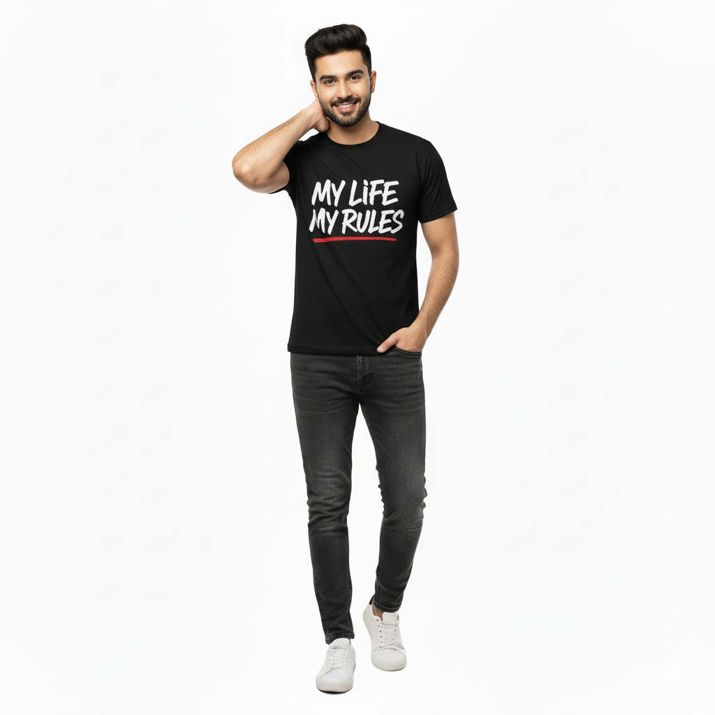 MY LIFE MY RULES" Statement T-Shirt | Independent Graphic Tee
